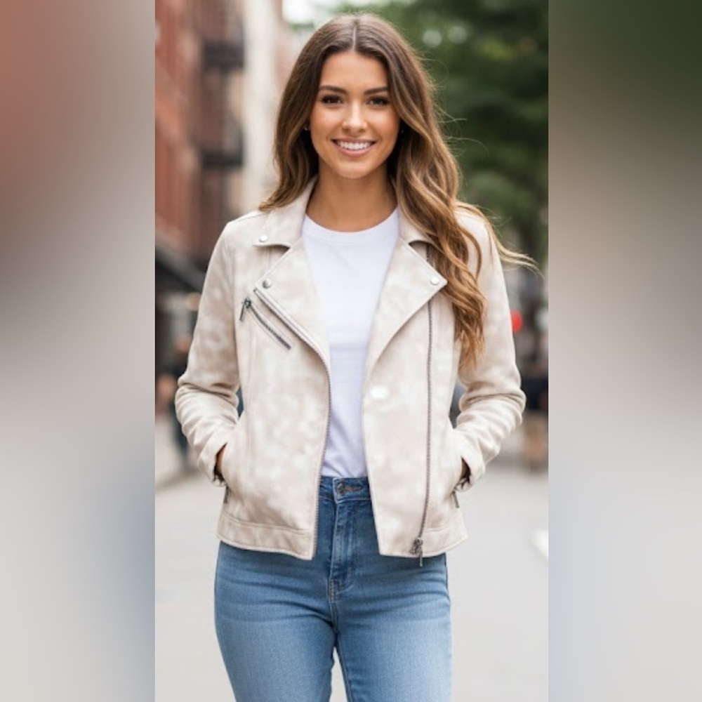 NWOT Haute Hippie Elegant Cream Jacket